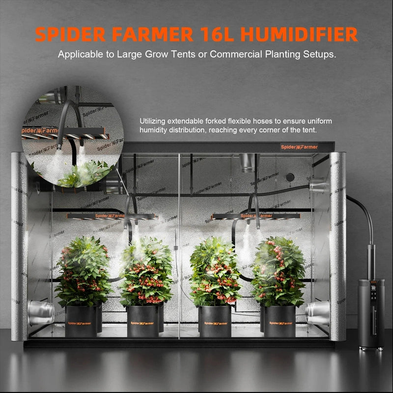 Spider Farmer® 16L Cool Mist Humidifier for Plants 16 L