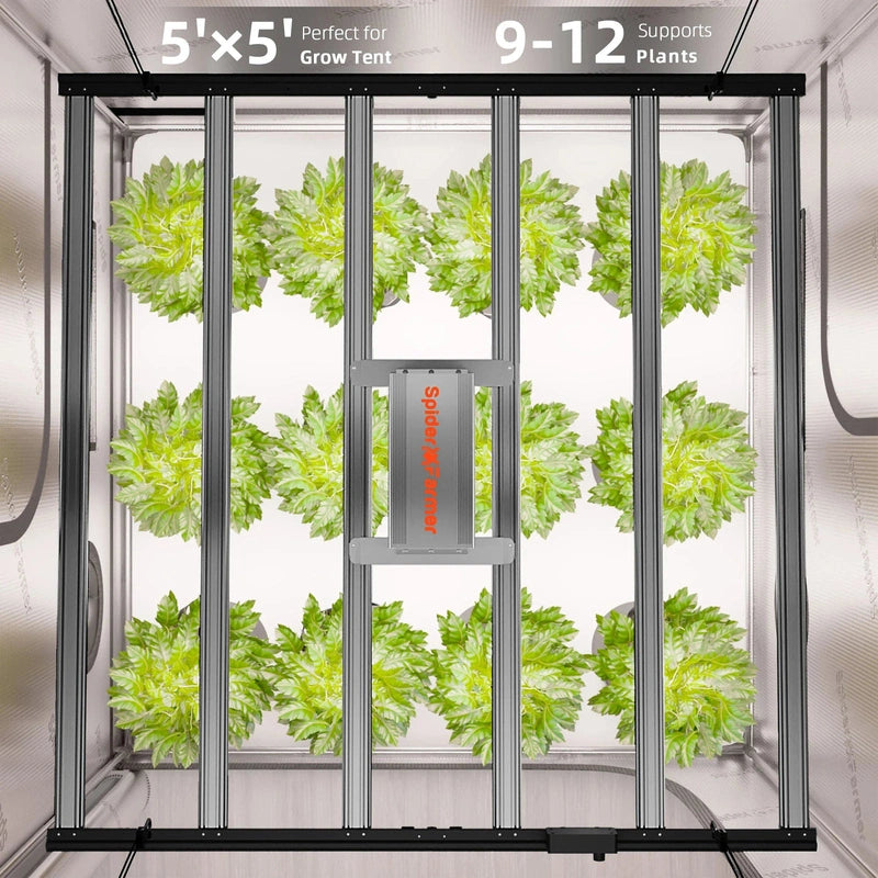 Spider Farmer 2x G-8600 CP Complete Grow Tent Kit top down view