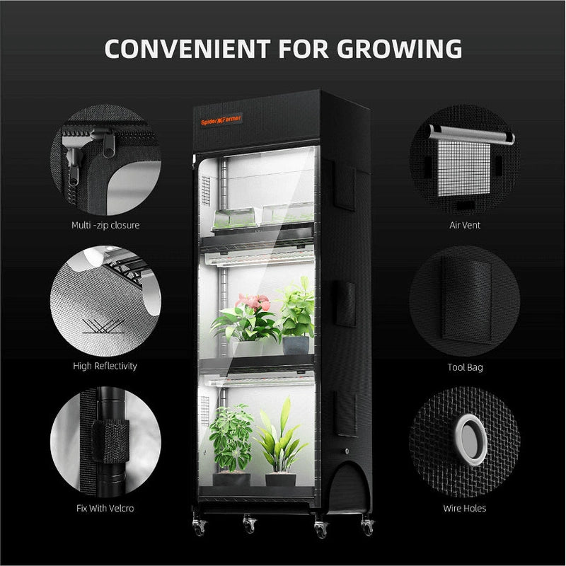 Spider Farmer 4 Tier Plant Stand With Grow Lights 54W , Plant Shelf W/ Tent for Indoor Plant / Greenhouse features #2 