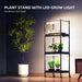 Spider Farmer 4 Tier Plant Stand With Grow Lights 54W , Plant Shelf W/ Tent for Indoor Plant / Greenhouse without tent cover 