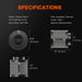 Spider Farmer 6 Inch Refillable Carbon Filter Odor Control specifications