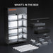 Spider Farmer 6 Tier Plant Stand With Grow Lights 220W , Plant Shelf W/ Tent for Indoor Plant / Greenhouse package includes 