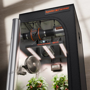 Spider Farmer G-1500 CP Complete Grow Tent Kit front view