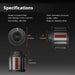 Spider Farmer G-7000 CP Complete Grow Tent Kit W/ Ventilation System / Thermostat Controller 5x5 carbon filter specifications