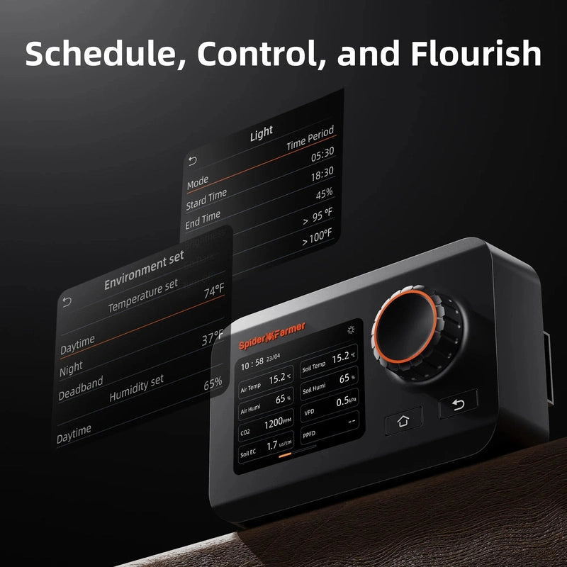 Spider Farmer GGS Controller Kits, Smart Grow Light Controller full control 