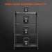 Spider Farmer Glow80 80W LED Grow Light And Metal Plant Stand with Plant Trays high load bearing