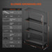 Spider Farmer Glow80 80W LED Grow Light And Metal Plant Stand with Plant Trays package includes