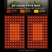 Spider Farmer SE-1200 LED Grow Light 1200W app ppfd map