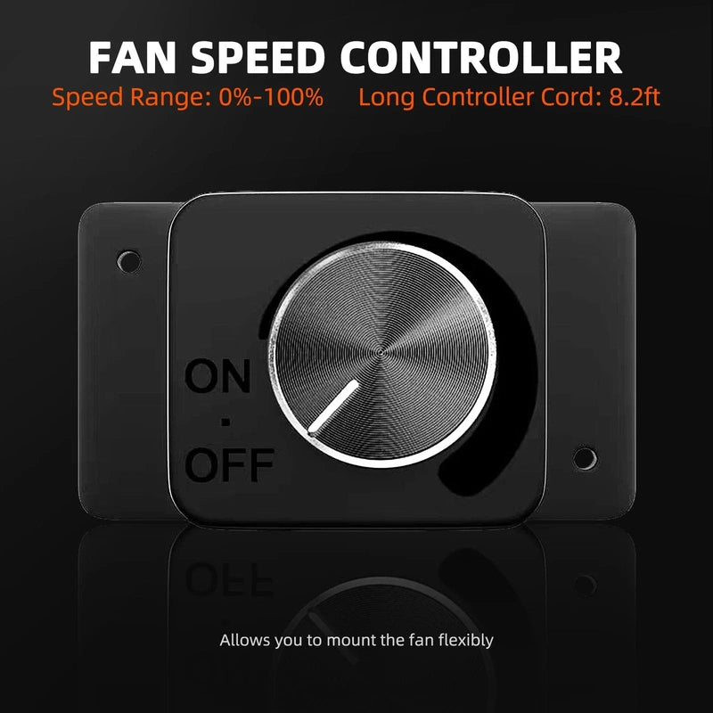 Spider Farmer SF-1000 EVO Complete Grow Tent kit fan controller
