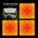 Spider Farmer SF-1000 LED Grow Light 100W ppfd map.