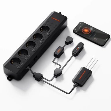 Spider Farmer SF-2000 EVO Complete Grow Tent Kit W/ GGS AC5 Power Strip / Speed Controller 2x4 power strip