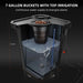 Spider Farmer SF-2000 Smart Hydroponic DWC Grow Tent Kit W/ Ventilation System / Thermostat Controller 2x4 how it works