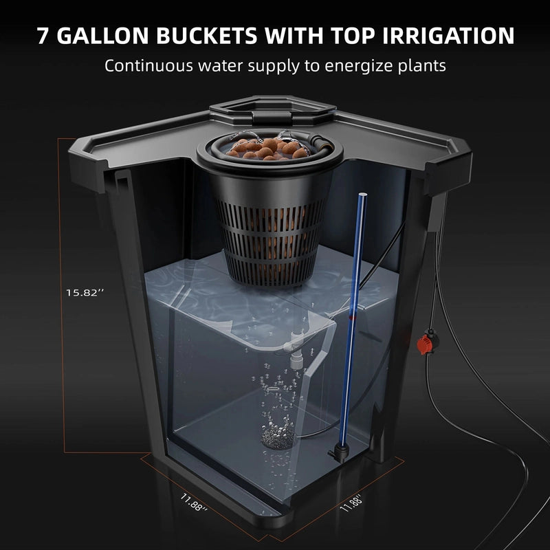 Spider Farmer SF-2000 Smart Hydroponic DWC Grow Tent Kit W/ Ventilation System / Thermostat Controller 2x4 how it works