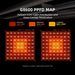 Spider Farmer SF-G8600 LED Grow Light 800W ppfd map