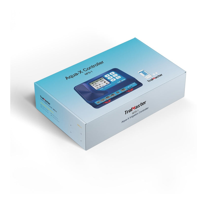 TrolMaster Aqua-X Irrigation Control System with Water Detector Set (NFS-1) packaging