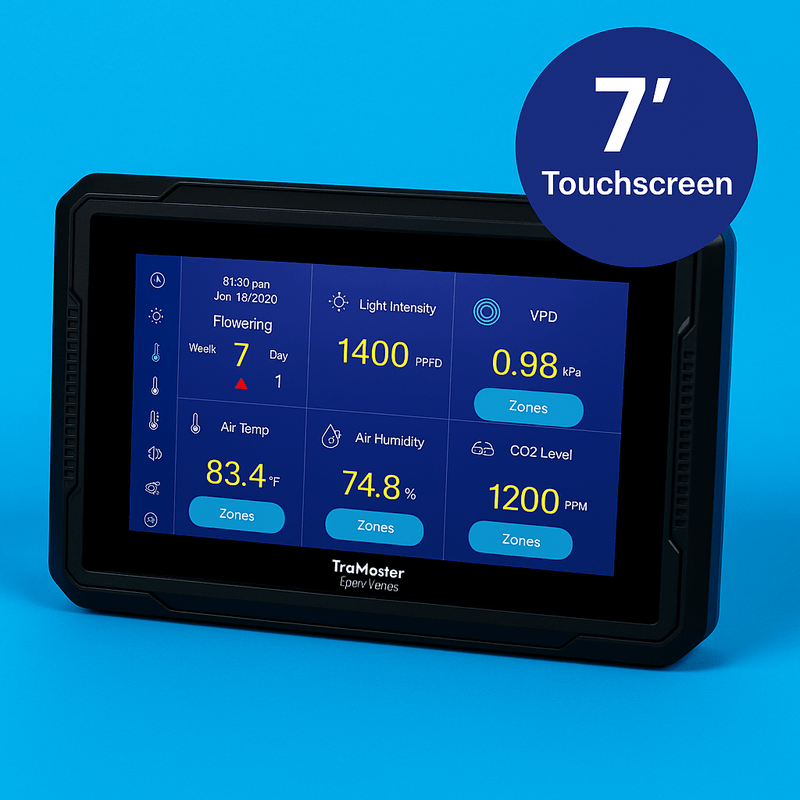 TrolMaster Hydro-X Plus Controller (HCS-3) – 7″ Touchscreen, Advanced Lighting & Climate Control