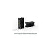 Two Quest F10 Dual-Axial Air Mover Black dual-fan cooling system on a white background on a white background with text 'Vertical or Horizontal Airflow