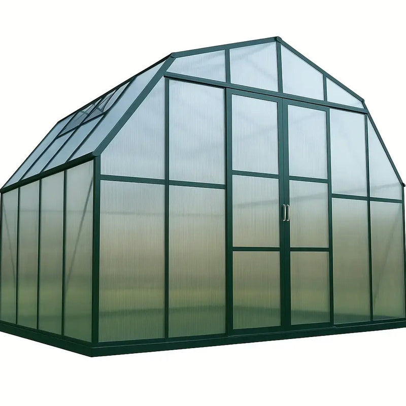 Grandio Summit Greenhouse front view 45 degree angle 