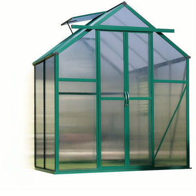 Grandio Element 6x4 Greenhouse front view on white background