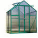 Grandio Element 6x4 Greenhouse front view on white background