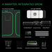 Vivosun Smart 2-In-1 Grow Tent Kit GIY-SGS-43 3x4, 2-Plant Complete System kit includes showing what is in the kit 