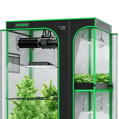 Vivosun Smart 2-In-1 Grow Tent Kit GIY-SGS-54 4x5, 4-Plant Complete System front view 