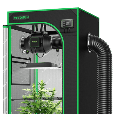 Vivosun Smart Grow Tent Kit GIY-SE-22 2x2, 1-Plant Complete System front view 