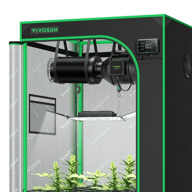 Vivosun Smart Grow Tent Kit GIY-SE-33 3x3, 3-Plant Complete System front view 