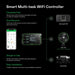 Vivosun Smart Grow Tent Kit GIY-SE-44 4x4, 4-Plant Complete System 2x 200W AeroLight smart multi task controller showing connectable options 
