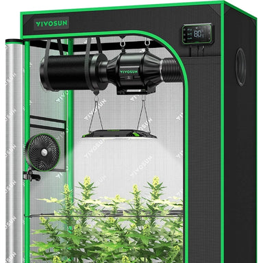 Vivosun Smart Grow Tent Kit GIY-SGS-32 Pro 2x3, 2-Plant Complete System front view 