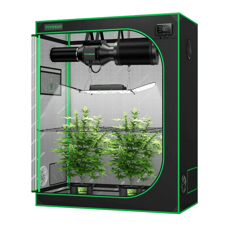 Vivosun Smart Grow Tent Kit GIY-SGS-42 2x4, 2-Plant Complete System kit front view #2 
