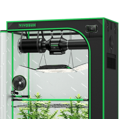 Vivosun Smart Grow Tent Kit GIY-SGS-42 Pro 2x4, 2-Plant Complete front view 