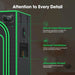 Vivosun Smart Grow Tent Kit GIY-SGS-42 Pro 2x4, 2-Plant Complete kit attention to detail showing features 