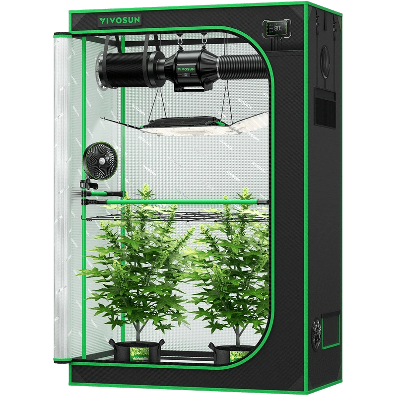 Vivosun Smart Grow Tent Kit GIY-SGS-42 Pro 2x4, 2-Plant Complete kit  front view #2 