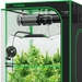 Vivosun Smart Grow Tent Kit GIY-SGS-44 Pro 4x4, 4-Plant Complete System 400W AeroLight front view 