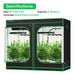 Vivosun Smart Grow Tent Kit GIY-SGS-84 Pro 4x8, 8-Plant Complete System 2x 450W VSFD4500 specifications 