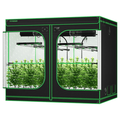 Vivosun Smart Grow Tent Kit GIY-SGS-88 Pro 8x8, 16-Plant Complete System front view 