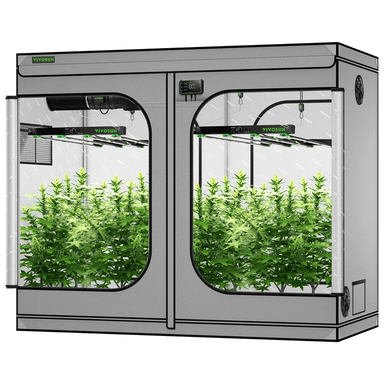 Vivosun Smart Grow Tent Kit GIY-SGS-G84 4x8, 8-Plant Complete System front view 