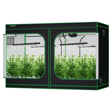 Vivosun Standard Grow Tent Kit GIY-105 5x10, 12-Plant Complete System front view 