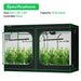 Vivosun Standard Grow Tent Kit GIY-105 5x10, 12-Plant Complete System kit specifications 
