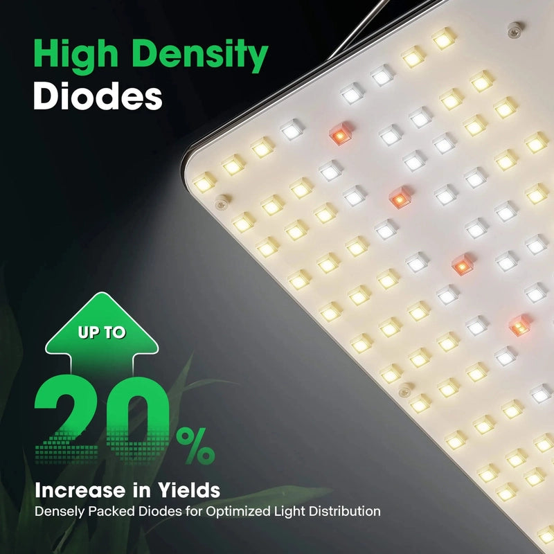Vivosun Standard Grow Tent Kit GIY-33 3x3, 3-Plant Complete System kit high density diodes 