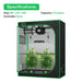 Vivosun Standard Grow Tent Kit GIY-42 2x4, 2-Plant Complete System R4 Inline Fan specifications 