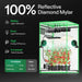 Vivosun Standard Grow Tent Kit GIY-44 4x4, 4-Plant Complete System 100% reflective mylar showing the features of mylar 