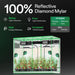 Vivosun Standard Grow Tent Kit GIY-84 4x8, 8-Plant Complete System 100% reflective mylar showing the features of mytlar 