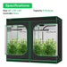 Vivosun Standard Grow Tent Kit GIY-84 4x8, 8-Plant Complete System specifications 