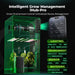 Mars Hydro FC4800 480W 4x4 Pro Smart Grow Tent Kit with iHub Pro Intelligent grow management system with device and smartphone app on a black background