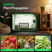 Vivosun Clone Tent Kit 24" x 16" x 20" with GrowHub A22 Controller built for Pant propagation with some example greens you can grow 