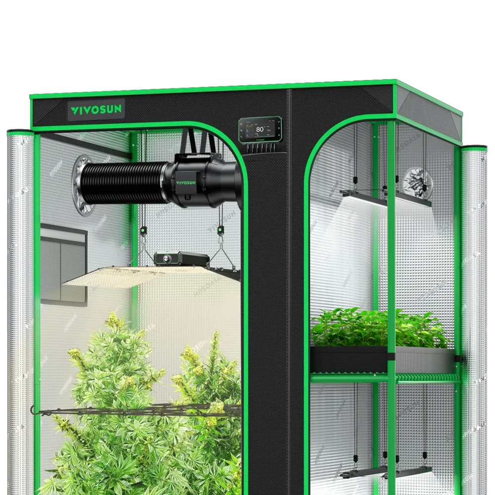 Vivosun 4x5 Smart 2-in-1 Grow Tent Kit – 400W LumaLight & E42A+ Control