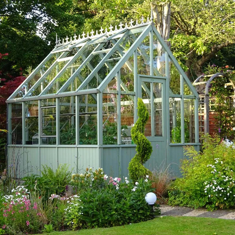 Cheltenham Cedar Half-Boarded Greenhouse – Premium Cedar Frame, Classic Half-Wall Design