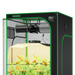 Vivosun 4x4 Smart Grow Tent Kit – 400W LumaLight & GrowHub E42A+ front view on white background 